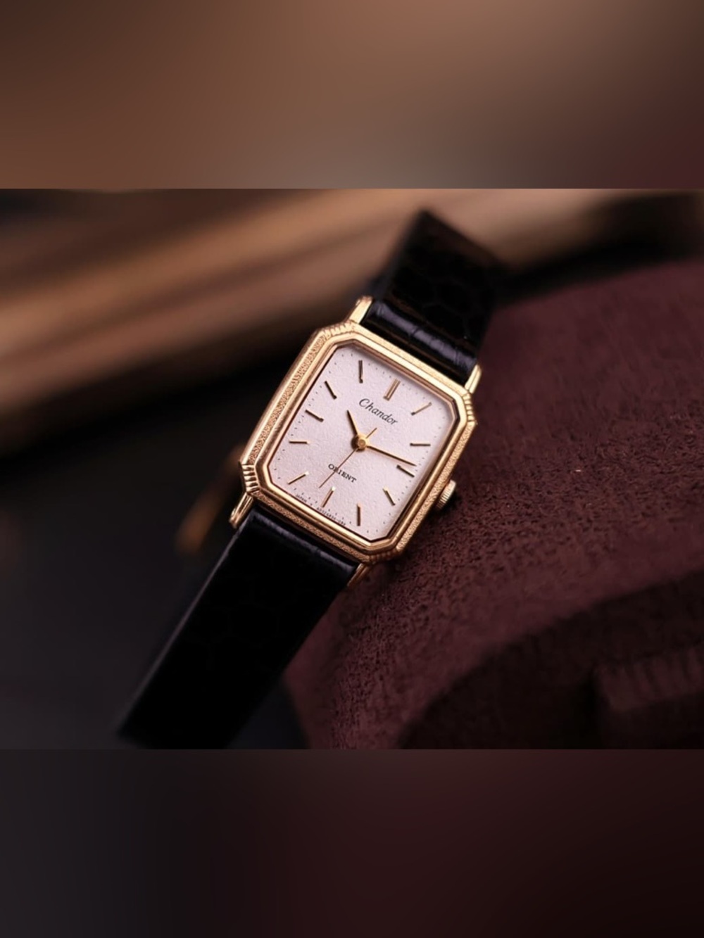 Vintage 1990s Orient Chandor Gold-Plated Women’s Watch - Very Good Condition